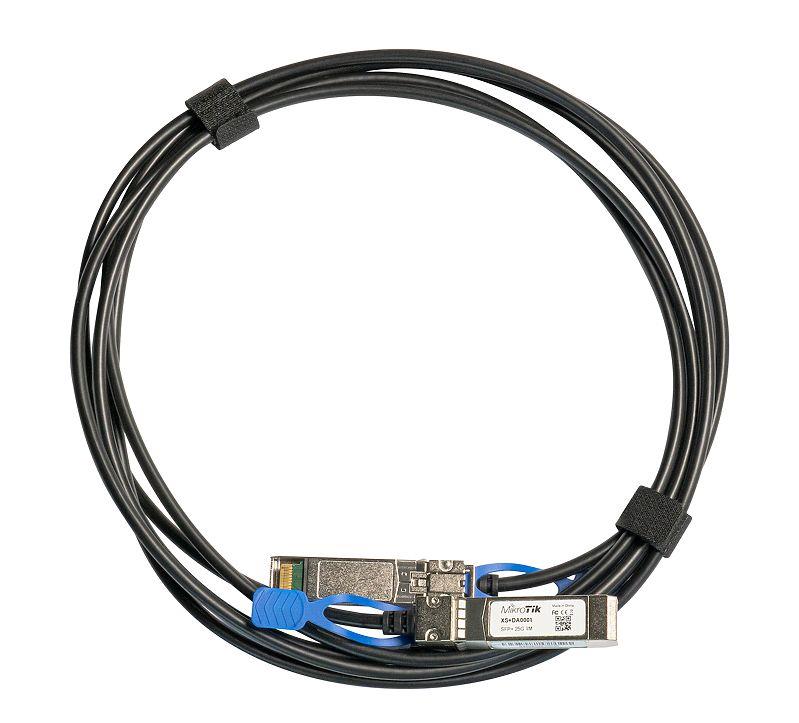 Mikrotik Direct attach cable SFP 1G & SFP+ 10G & SFP28 25G, 1m, XS+DA0001