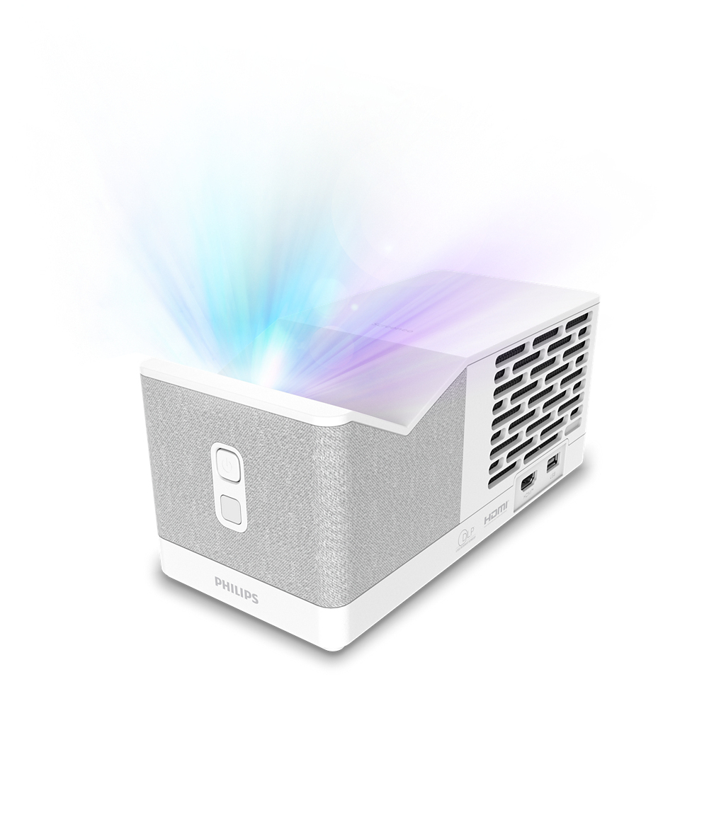 Philips Screeneo UL5 Smart 550, 1080pWi-Fi 2.4GHz + 5GHz, Bluetooth 4.2, Alb, S-UL5