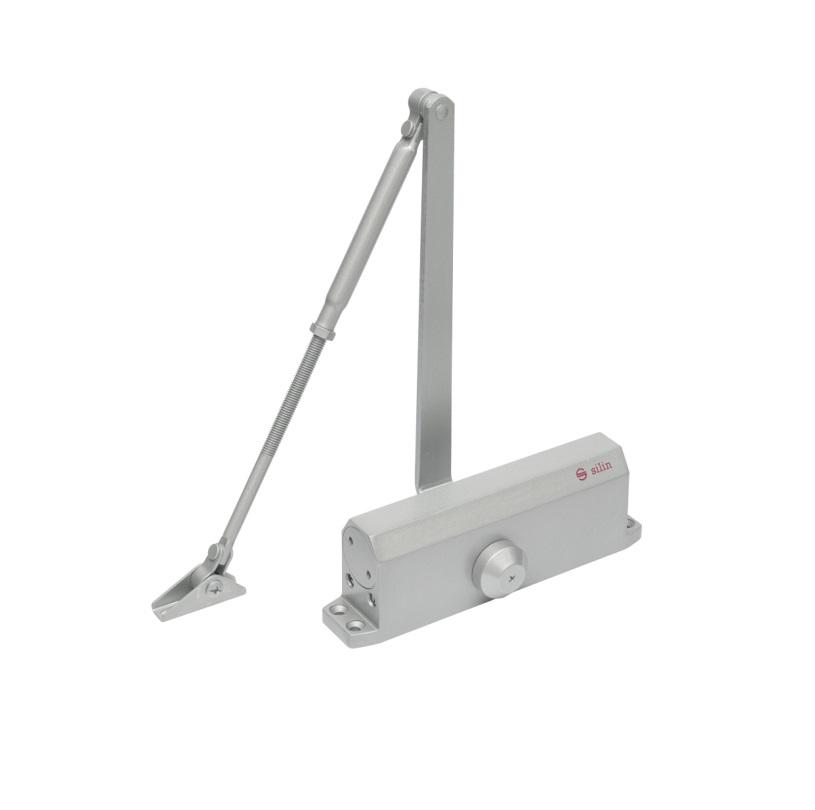 OTHER Amortizor hidraulic cu brat, argintiu Pentru: usi cu greutatea de 60-85 kg, SA-5044AW-SV