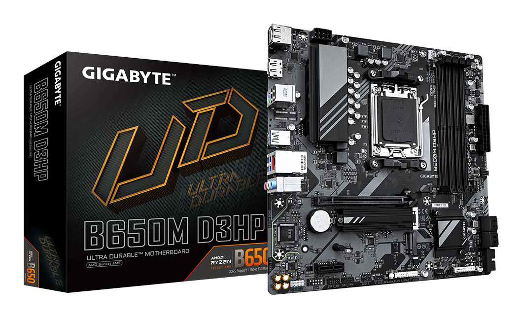 Gigabyte MB AMD B650 SAM5 MATX/, B650M D3HP 1.3