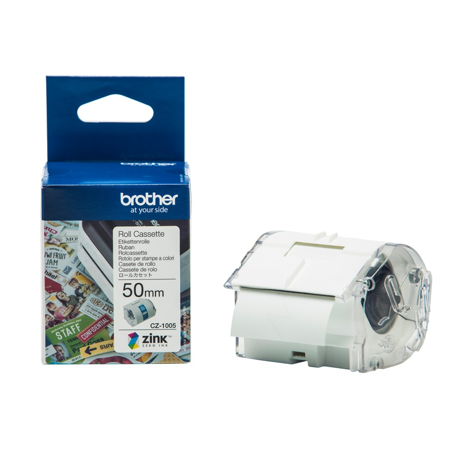 BROTHER Banda Continua Hartie Original Color pentru VC-500W, 50mm x 5m, CZ1005