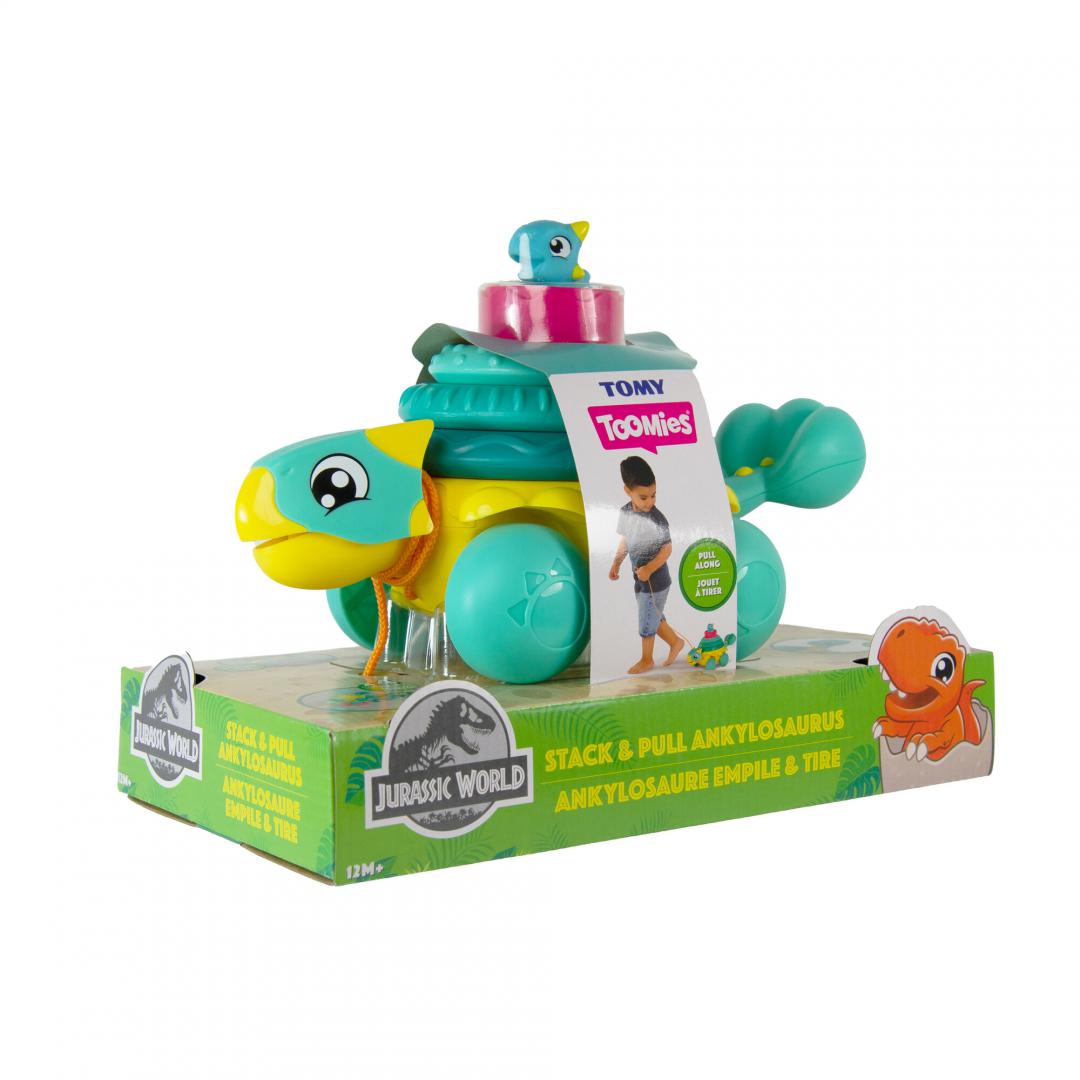 TOMY JUCARIE STIVUIESTE SI TRAGE, ANKYLOSAURUS, JURASSIC WORLD, T73410 - imagine 2