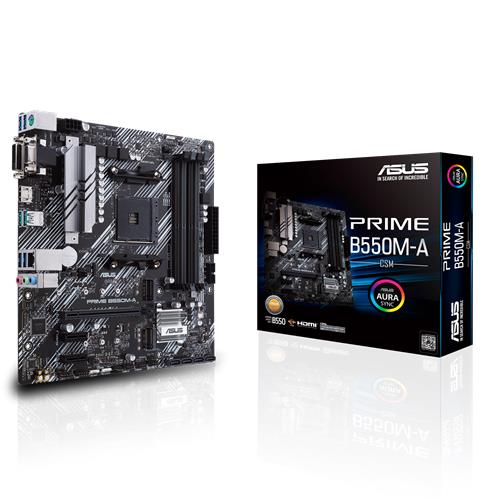 Asus MB AMD B550 SAM4 MATX/, PRIME B550M-A/CSM