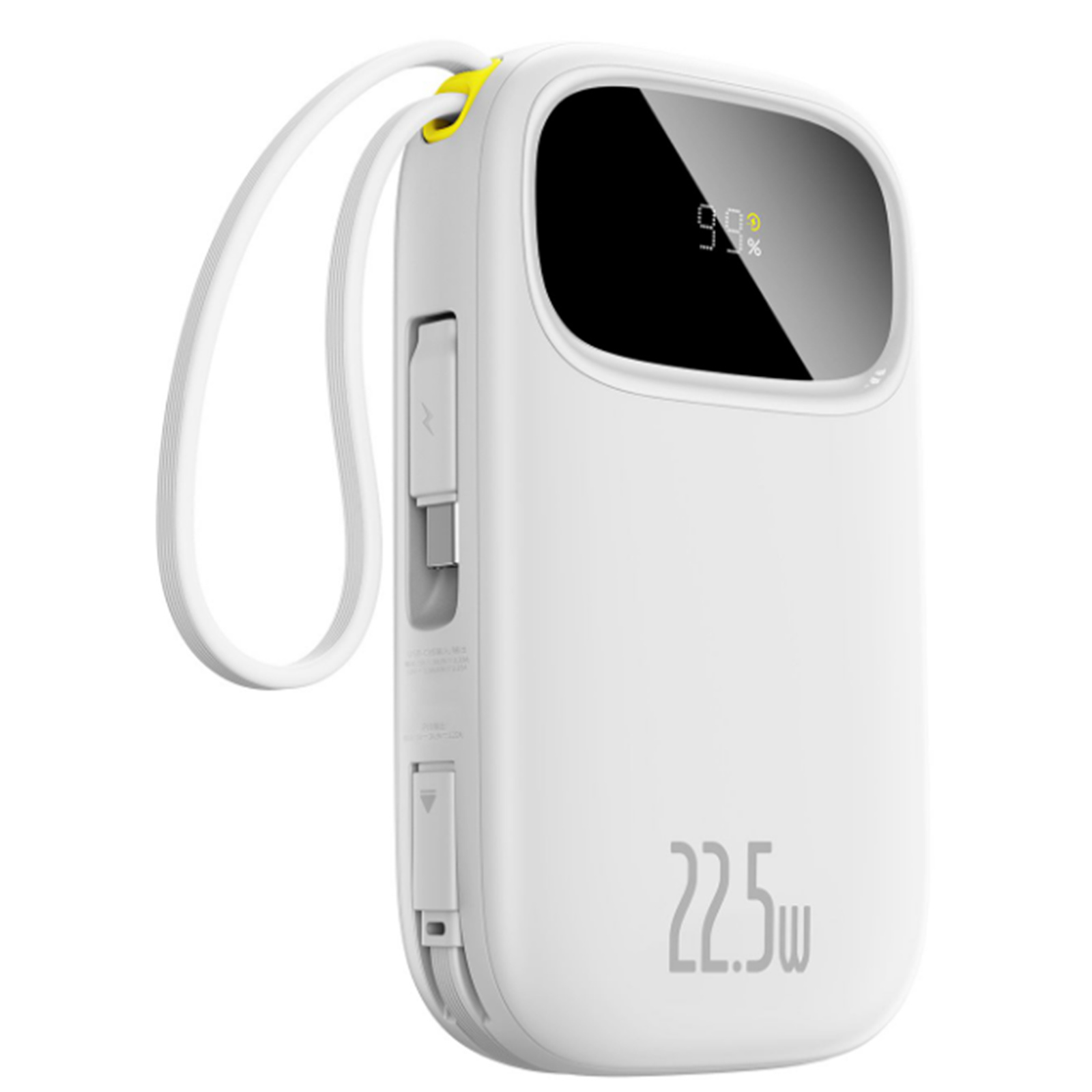 Baseus POWER BANK Qpow3, 10000mAh, 22.5W, 1 x USB, cablu integrat USB Type-C, cablu, P10082106213-00