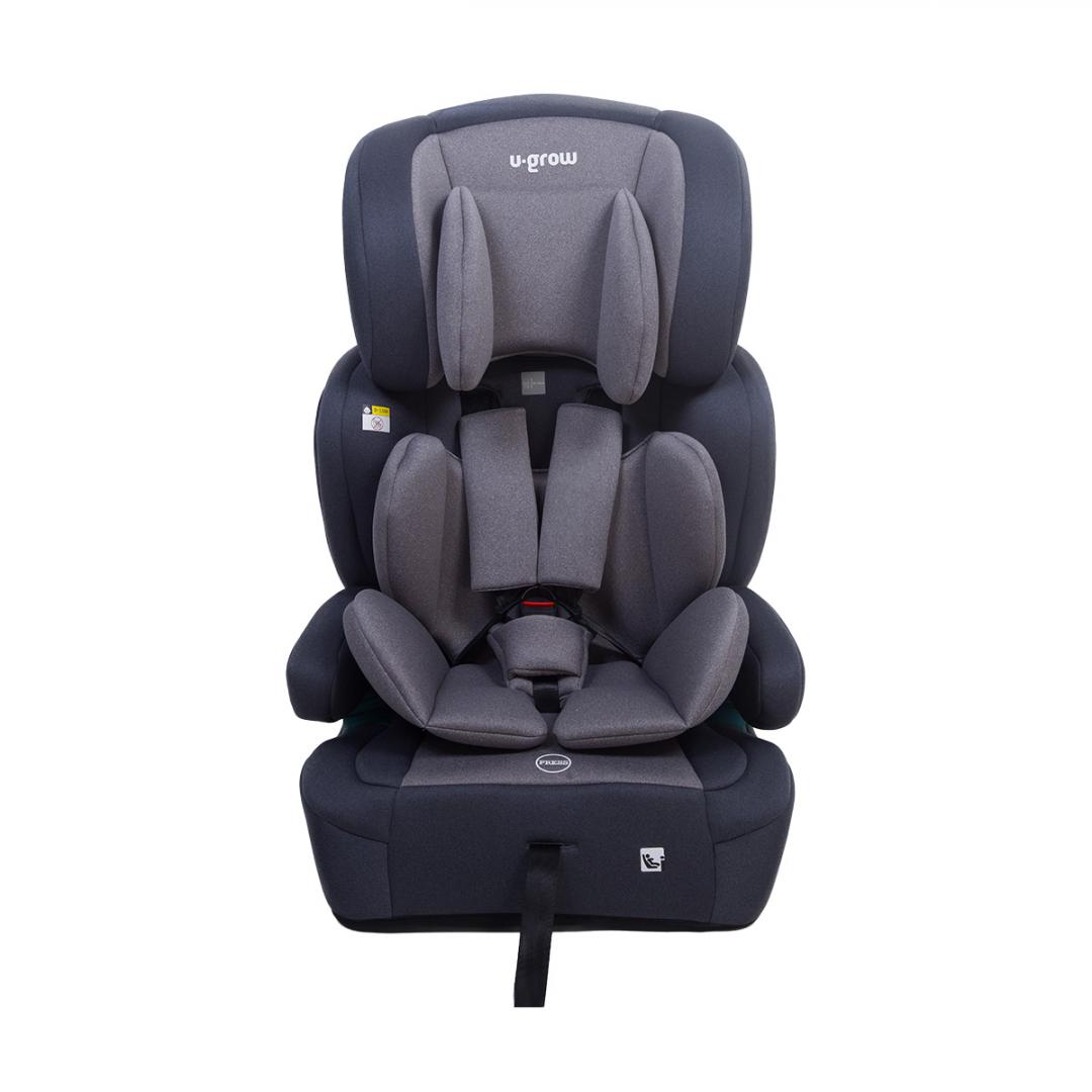 U-GROW Scaun auto/inaltator 76-150CM(15M-12Y), R129, isofix, gri, UG-301ISO-GR