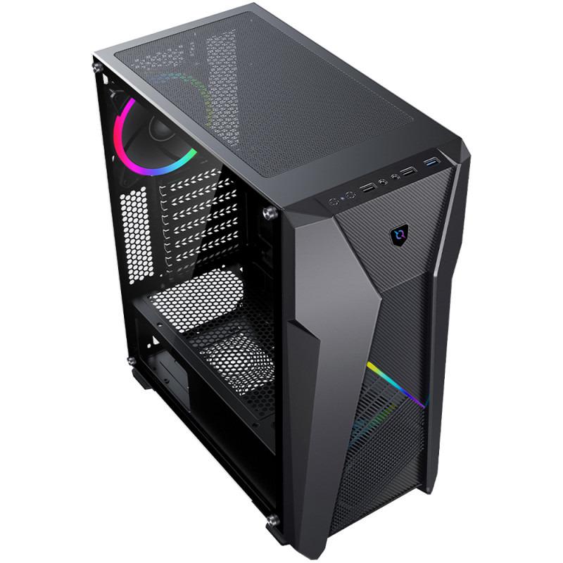 AQIRYS Carcasa CANOPUS, RGB, Mid Tower, Black, AQRYS_CANOPUS - imagine 3