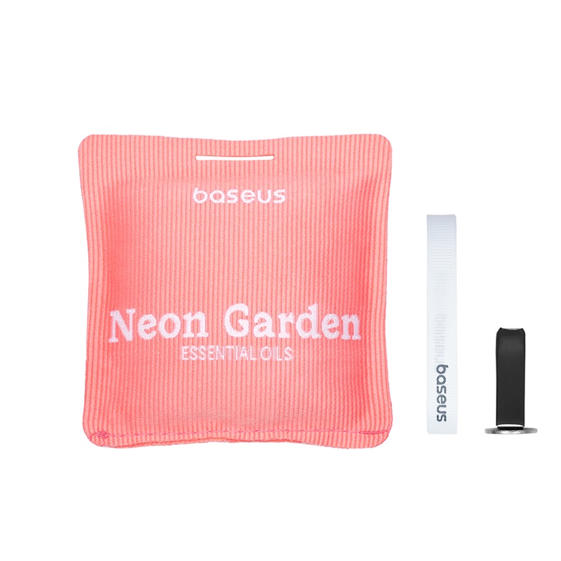 Baseus ODORIZANT AUTO Margaret Series, Neon Garden, dimensiune 70*70mm, roz, C20362400412-00
