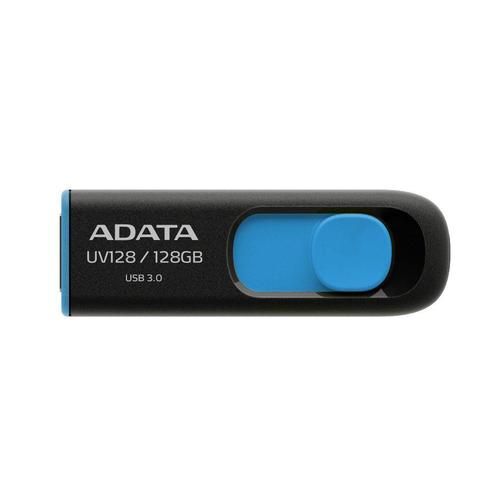 ADATA Memorie USB DashDrive UV128 128GB, USB 3.0, Negru, AUV128-128G-RBE