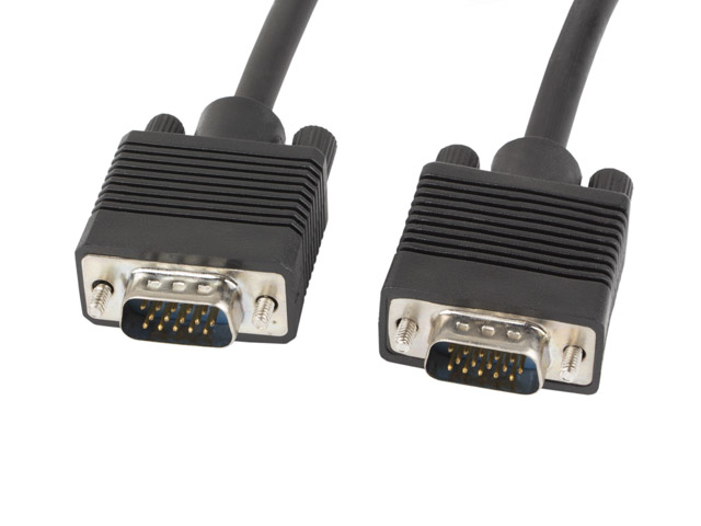 Lanberg VGA cable 3 m VGA (D-Sub) Black, CA-VGAC-10CC-0030-B