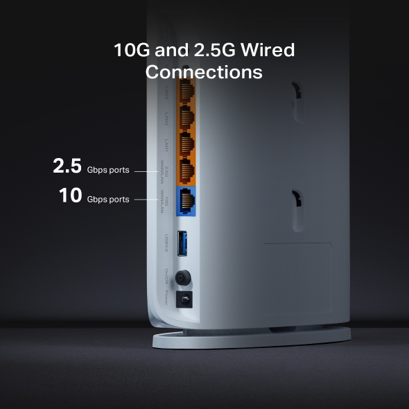 Tp-Link ROUTER wireless BE7200 viteze Wi-Fi 7 Dual-Band de pana la 7200 Mbps 1× 10, Archer BE450 - imagine 4