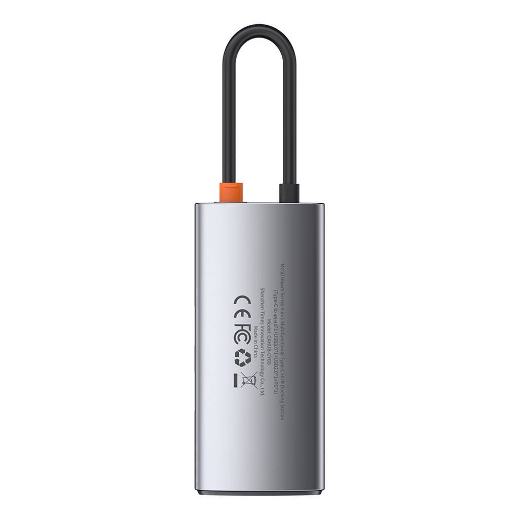Baseus DOCKING Station Metal Gleam, CAHUB-CY0G - imagine 2