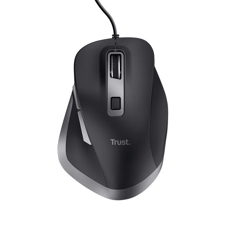 Trust Mouse Fyda cu fir 5000 DPI, negru, TR-24728