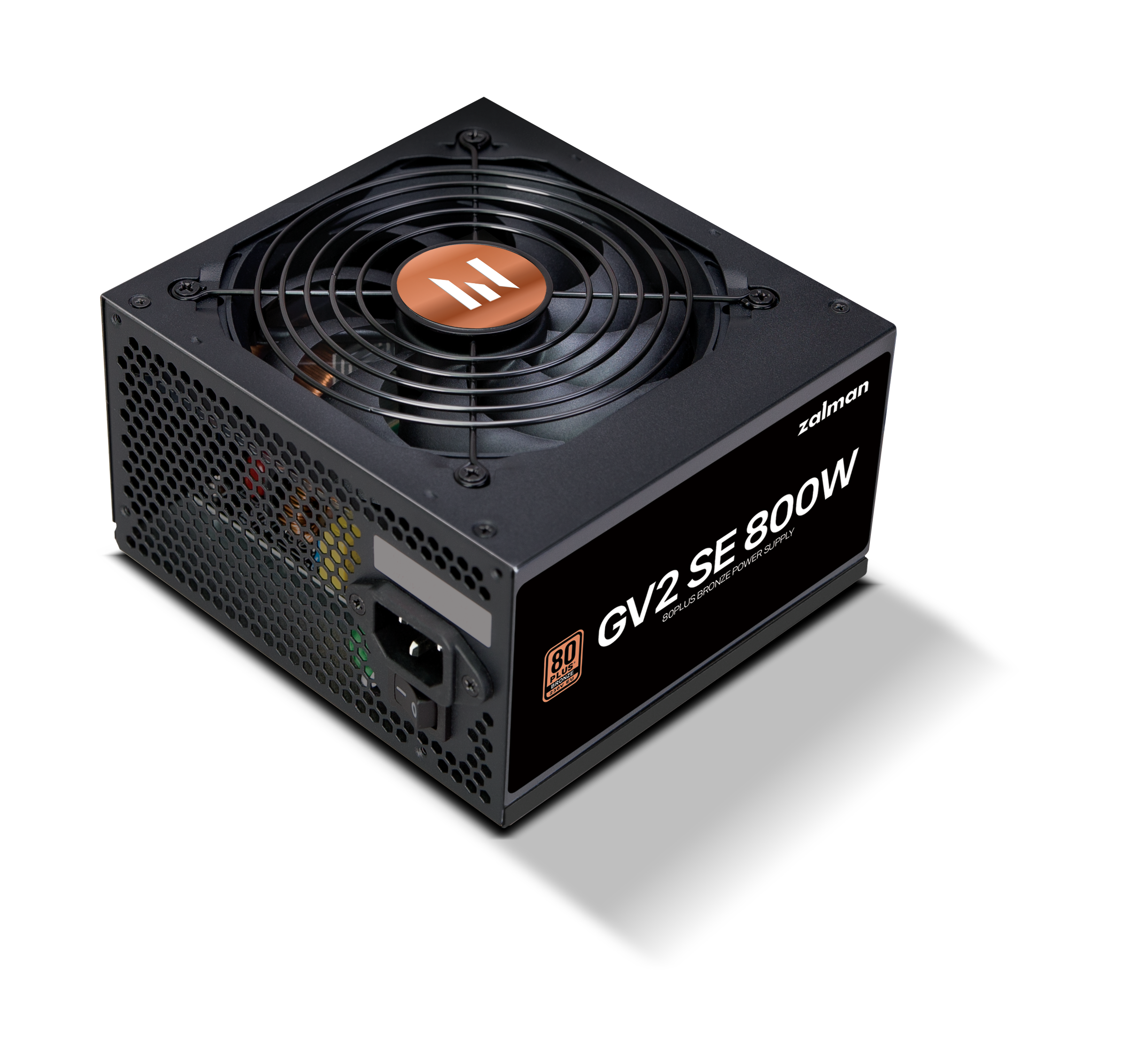 Zalman SURSA "ZM800", 800W, certificare 80Plus Bronze, non-modular, fan 120mm, negru, ZM800-GV2SE - imagine 2