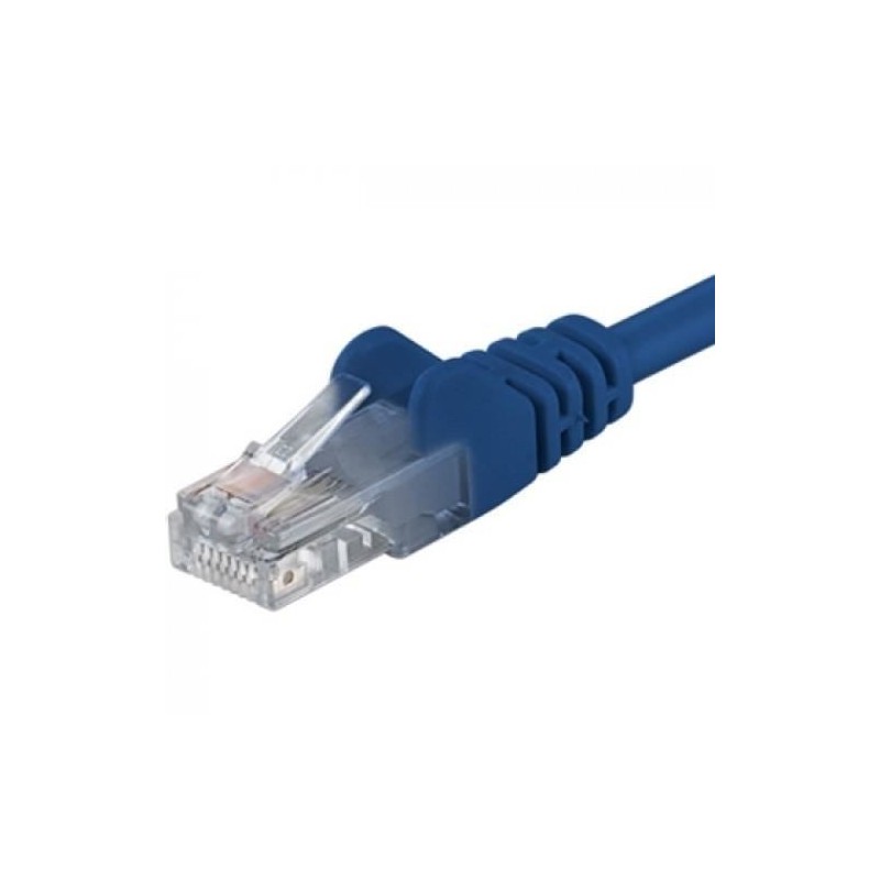 PremiumCord Patchcord UTP RJ45-RJ45 Cat.6, 3m, albastru, UTP-6-3-BL