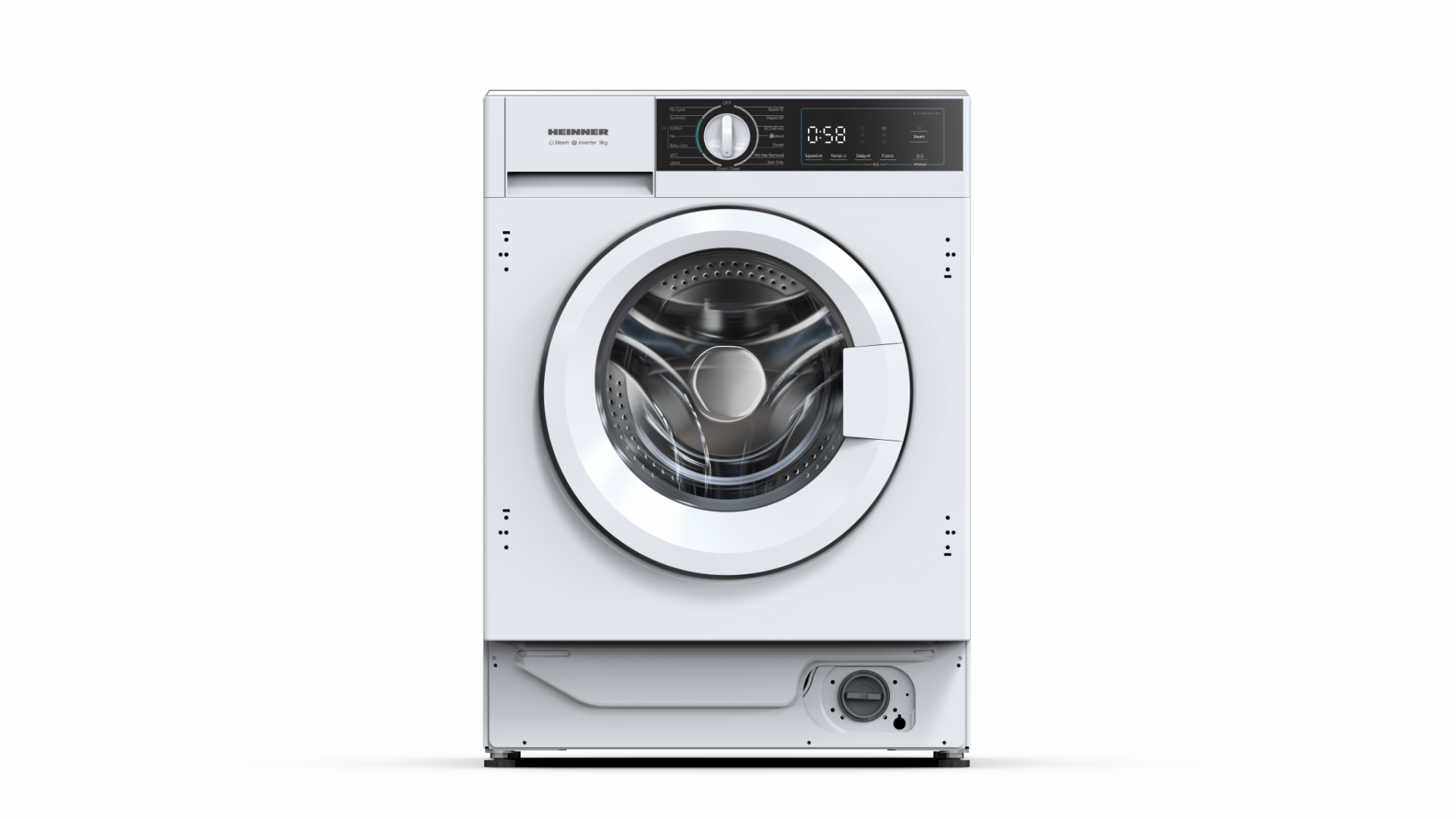 HEINNER Masina de spalat rufe incorporabila, 9 Kg, 1400 RPM, Clasa: A, HWM-BI914IVA+++