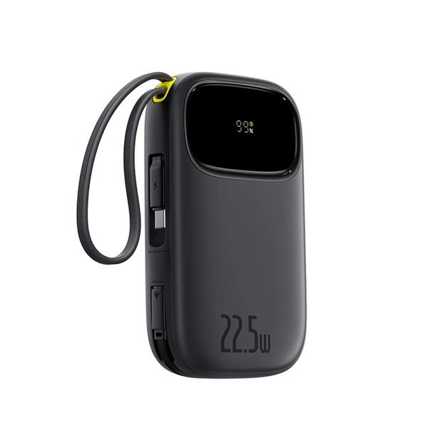 Baseus POWER BANK Qpow3, 10000mAh, 22.5W, 1 x USB, cablu integrat USB Type-C, cablu, P10082106123-00 - imagine 2