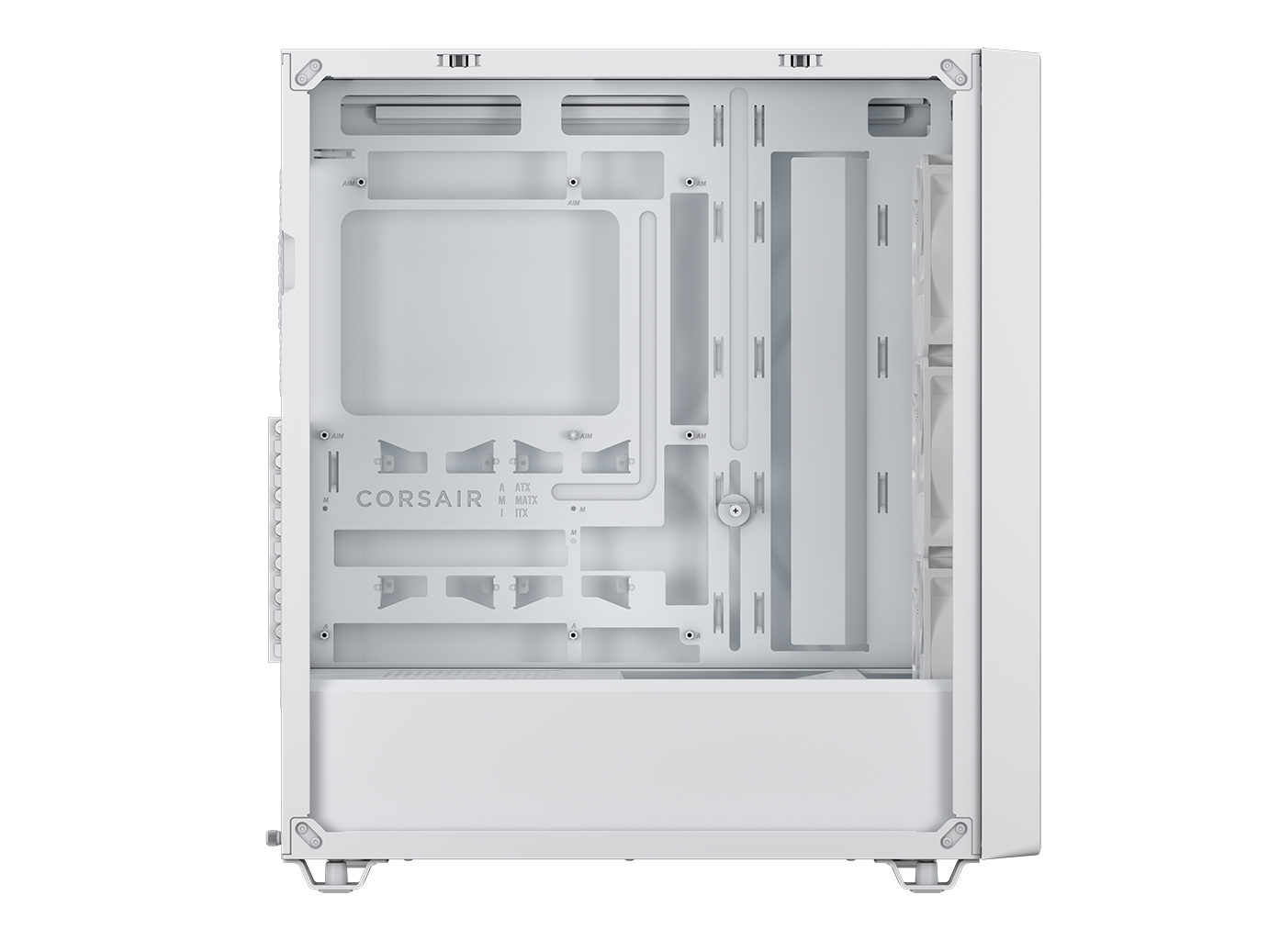 Corsair Carcasa 3200D RS, Mid-Tower, ATX, 3 ventilatoare incluse RS120, Alb, CC-9011335-WW - imagine 3