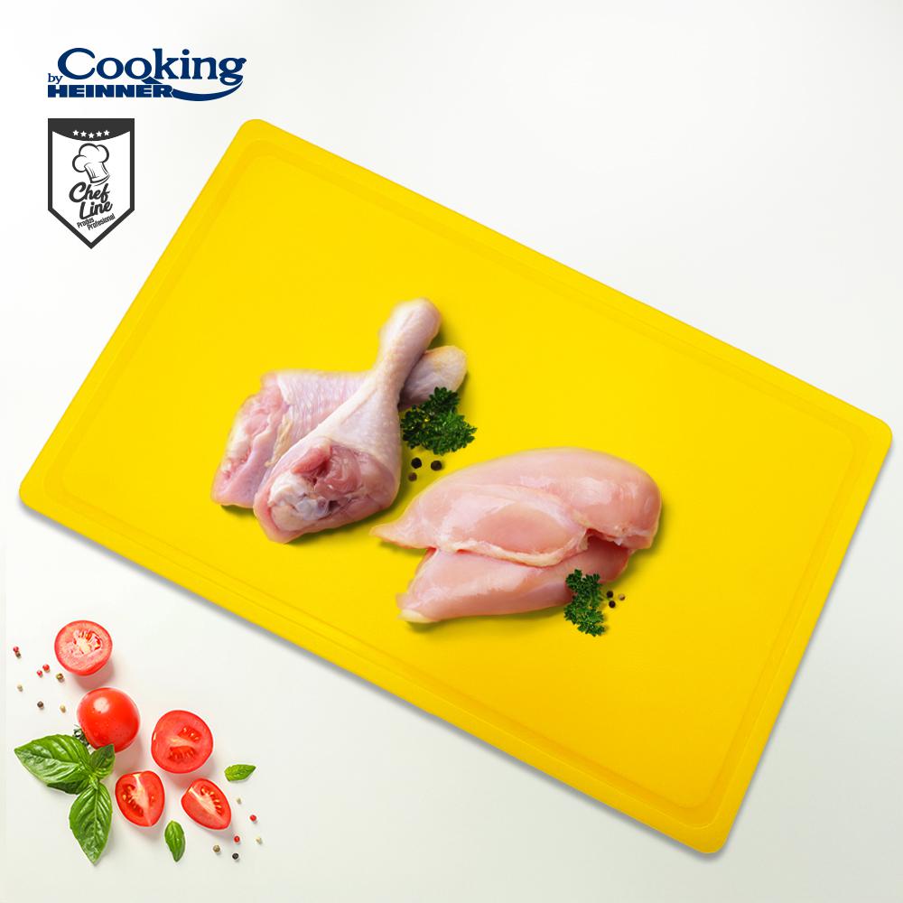 HEINNER TOCATOR CU SANT HACCP GN1/1, 53X32.5X2 CM, GALBEN, COOKING BY, HR-ADR-532SG - imagine 2