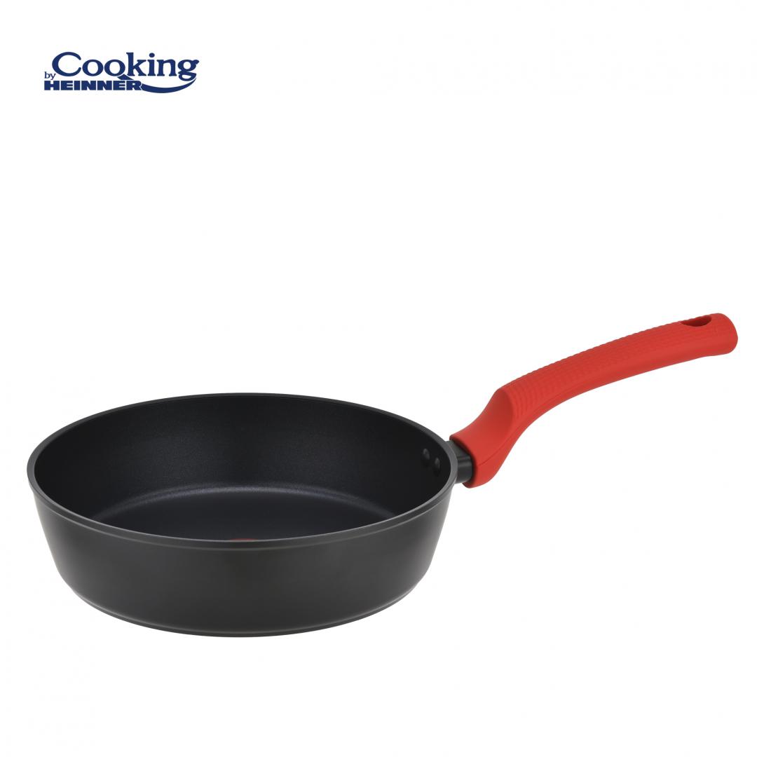 HEINNER TIGAIE ALUMINIU FORJAT + CAPAC 28X7 CM, REDMOON, COOKING BY, HR-MRK-AC28 - imagine 2