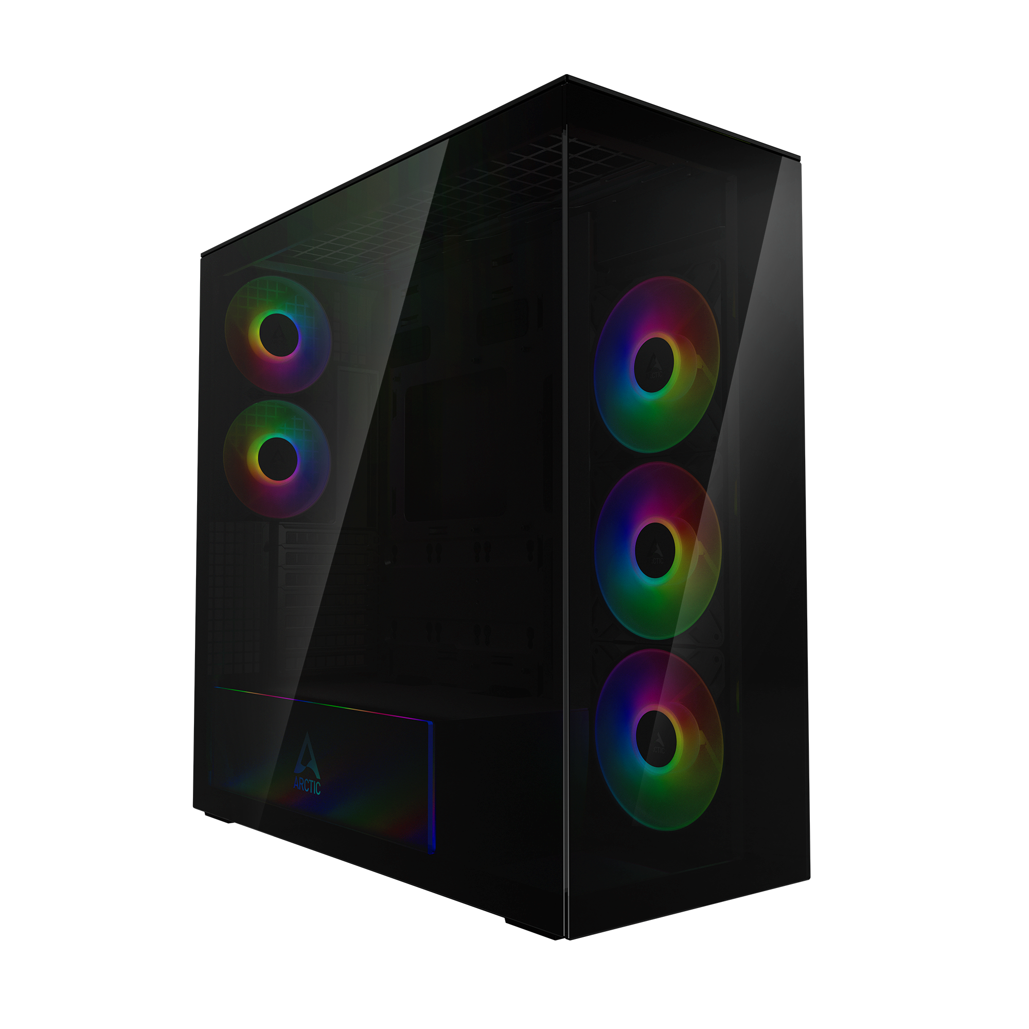 Arctic CARCASA Xtender, mid tower, max 8xfan, 3xP14 ProR ARGB si 2xP12Pro ARGB, ACPCC00015A - imagine 3