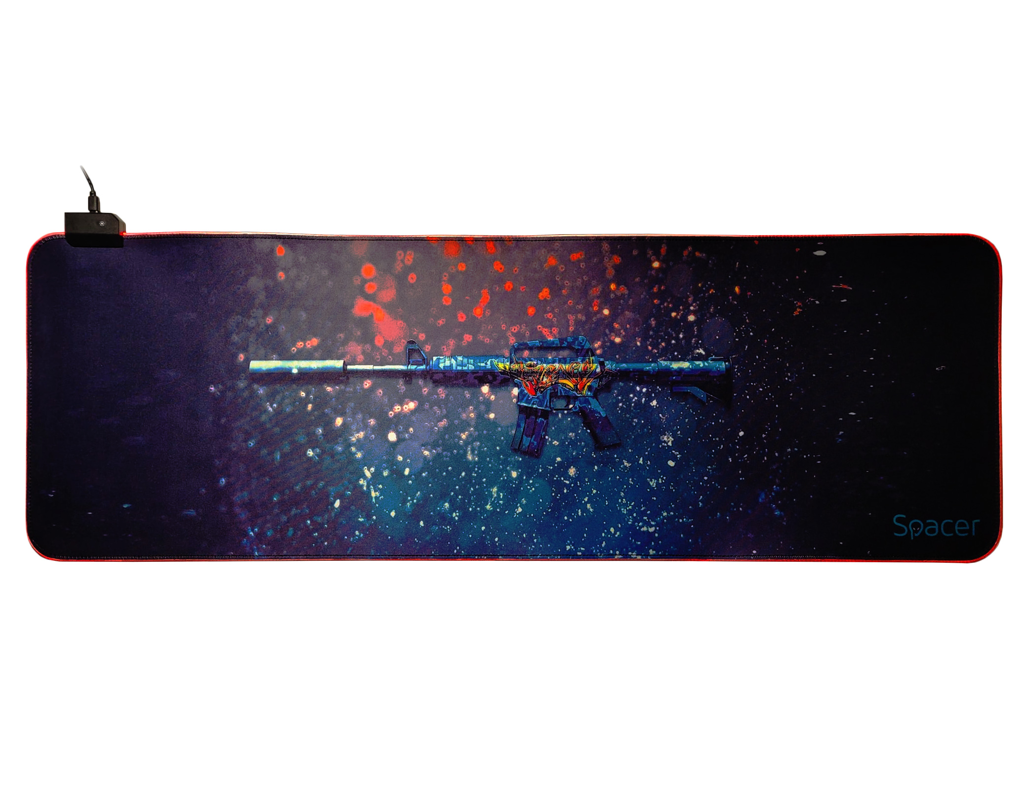 SPACER MousePAD RGB gaming, SP-PAD-GAME-RGB-PICT - imagine 4