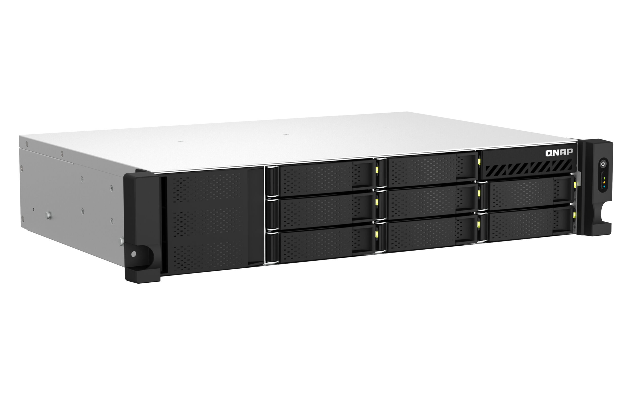 Qnap NAS 864AEU 8BAY 2.2GHZ 4GB 2U SATA, TS-864EU-RP-8G - imagine 3