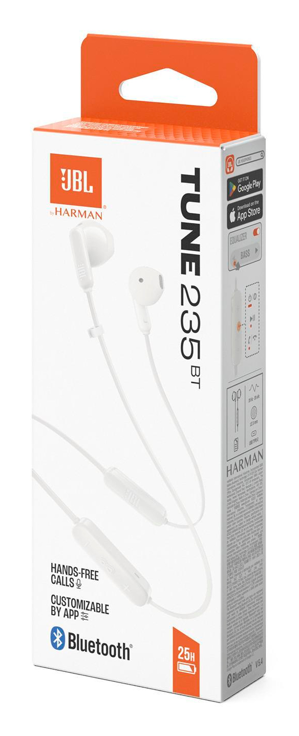 JBL Tune 235BT, MultiPoint, A2DP, Alb, JBLT235BTWHT - imagine 2