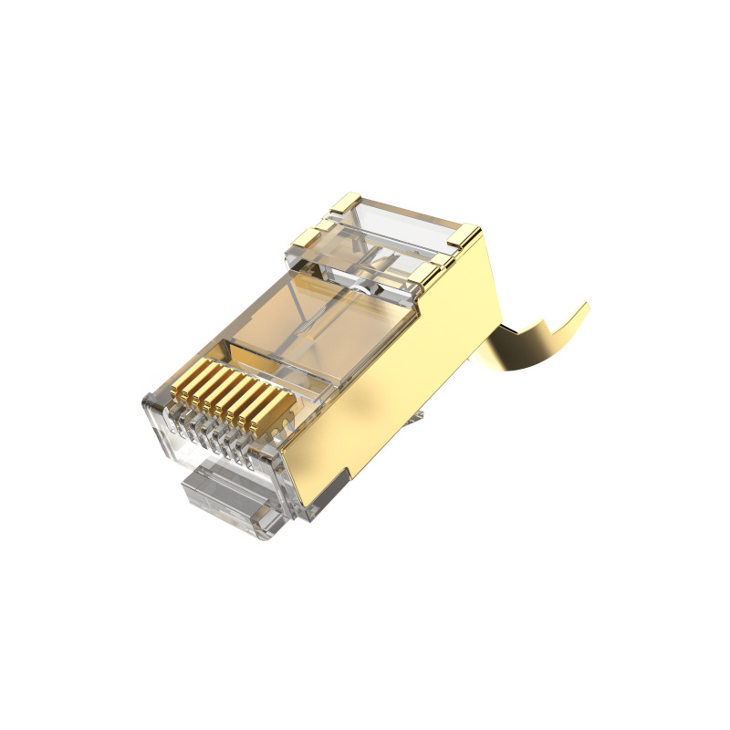 Vention Mufe RJ-45 FTP, Cat. 8, 10 buc per set, auriu, IDHR0-10