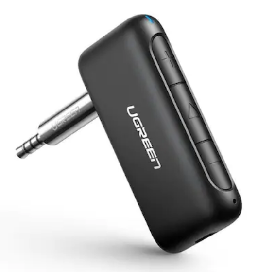 UGreen ADAPTOR Bluetooth Jack 3.5, CM276 acumulator inclus, microfon inclus, convertor audio, 70303