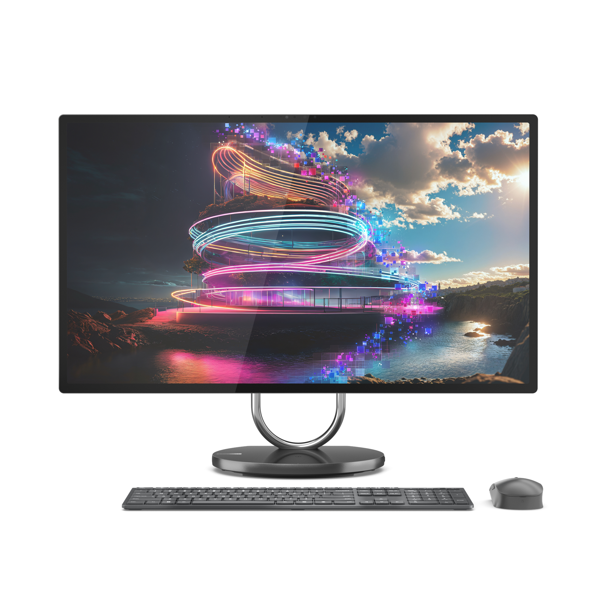 Lenovo AIO YG 31.5NT UHD U7 258V 32 1 4050 W11H, F0HX000ERI