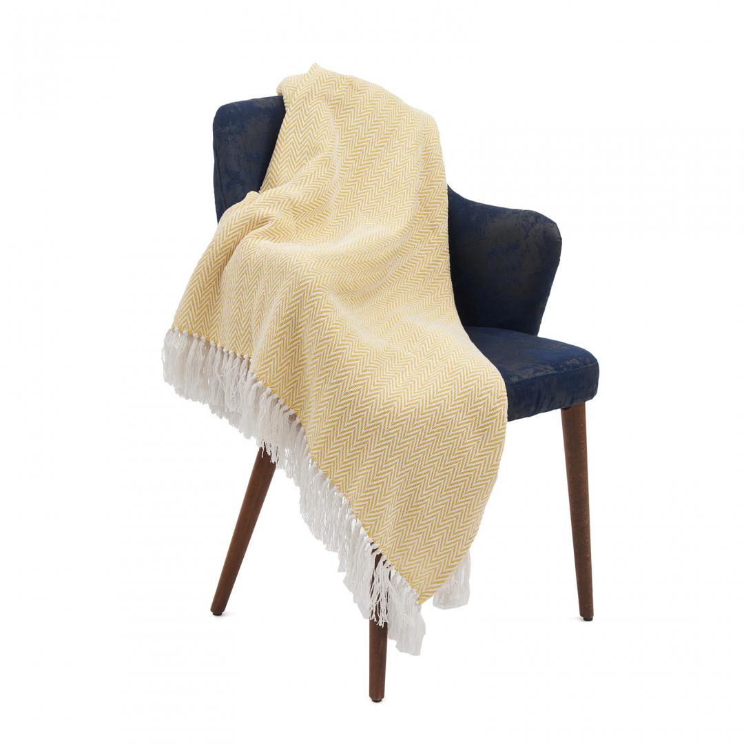 HEINNER CUVERTURA PLED 160X200 CM ZIG YELLOW, HR-PLD160-ZYLW