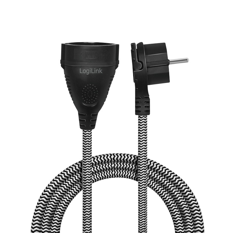 Logilink PRELUNGITOR, Schuko x 1, conectare prin Schuko (T), cablu 3 m, 16 A, fara protectie, LPS104 - imagine 2
