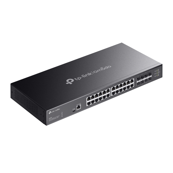 Tp-Link SWITCH Omada 24-Port 10GBASE-T L2+ Managed Switch with 8 x 10GE SFP+, carcasa, SX3832