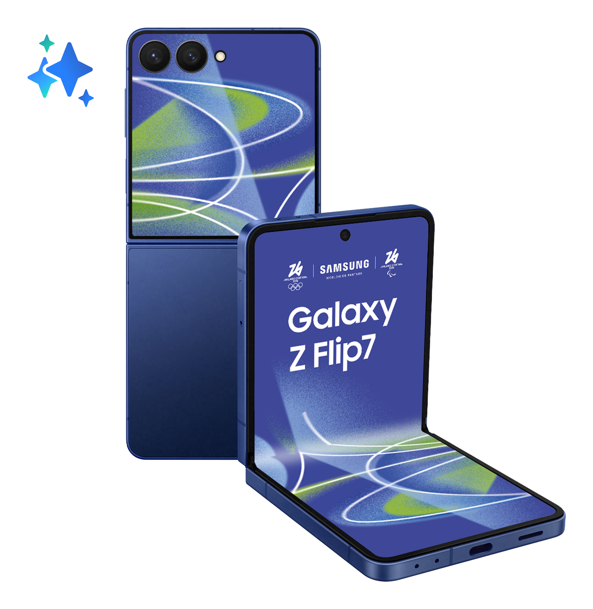 Samsung F766B 5G 6.9"/4.1" 12 256GB BL, SM-F766BDBGEUE