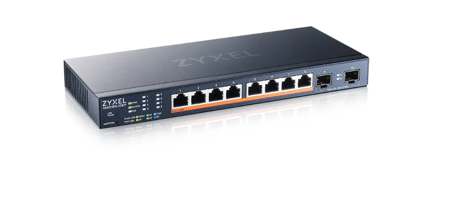 ZyXel XMG1915-10EP 8PORT GBE 2 SPF+ Hybr, XMG1915-10EP-EU0101F