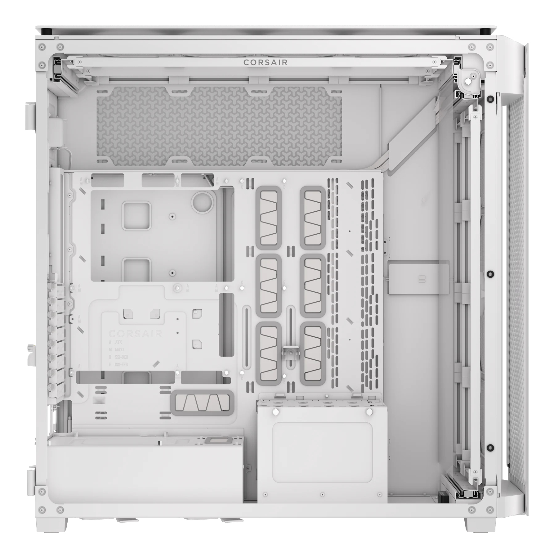 Corsair CR Case 9000D RGB AIR SUPER FT WHITE, CC-9011274-WW - imagine 3