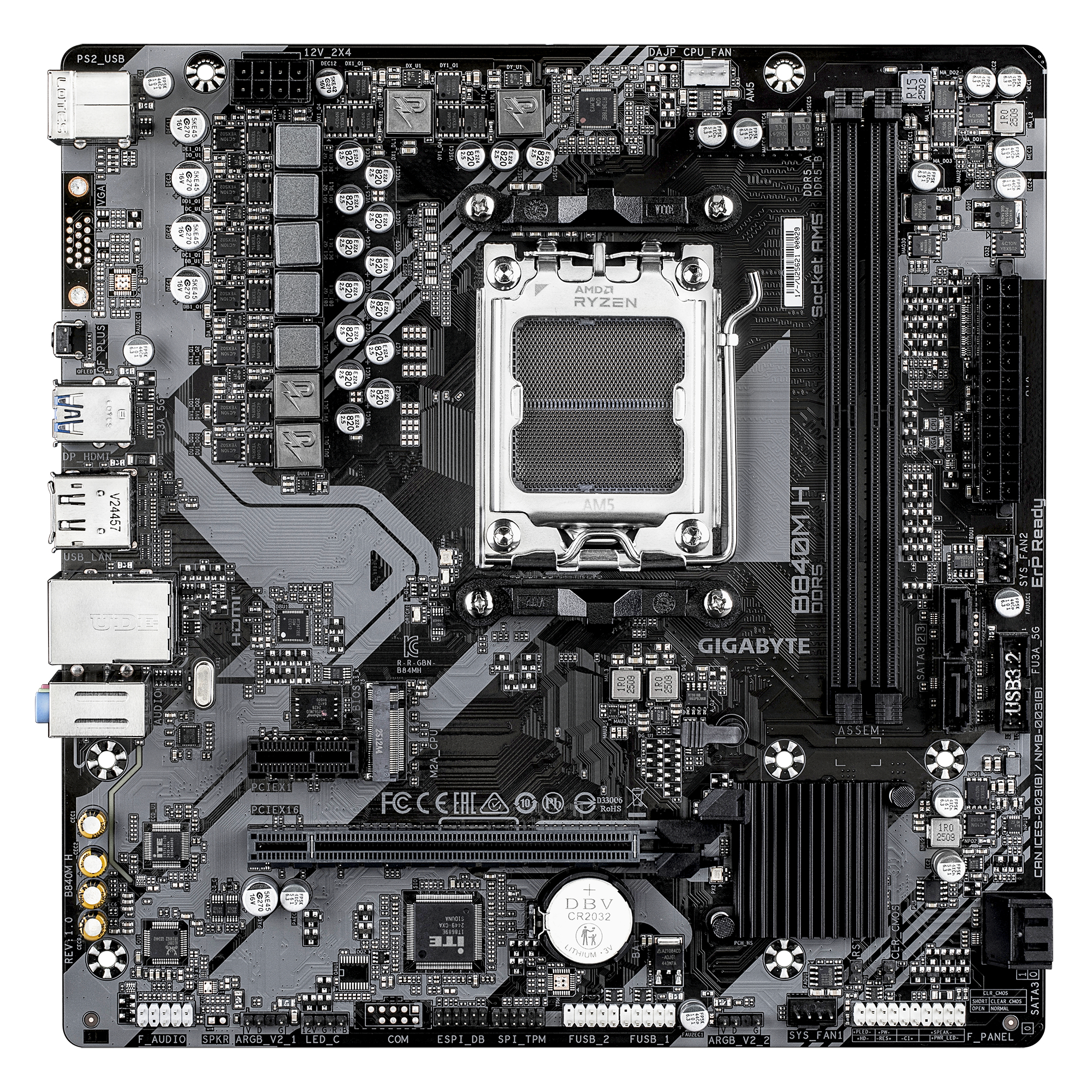 Gigabyte MB AMD B840 SAM5 MATX/, B840M H - imagine 2