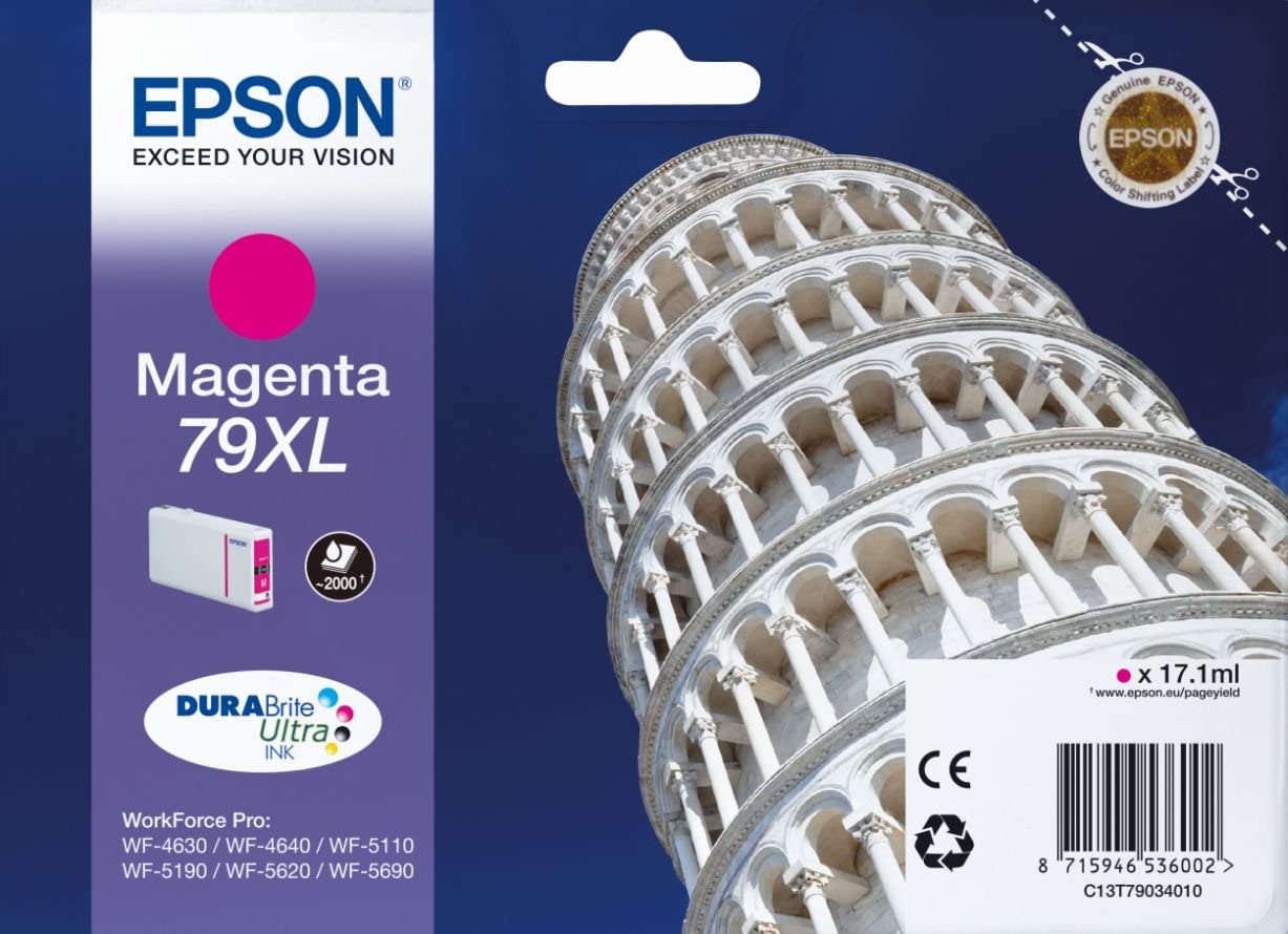 Epson Cartus Cerneala Original Magenta, T790340 pentru Workforce Pro, C13T79034010