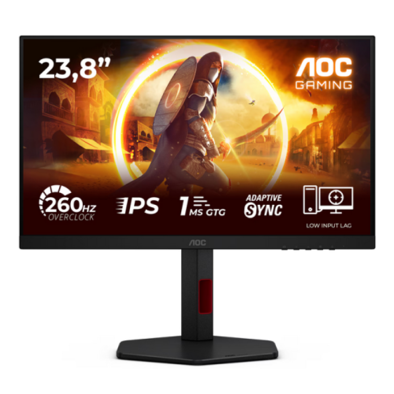 AOC Monitor Gaming, 23.8", 1920 x 1080 pixeli, Black, 24G4ZR
