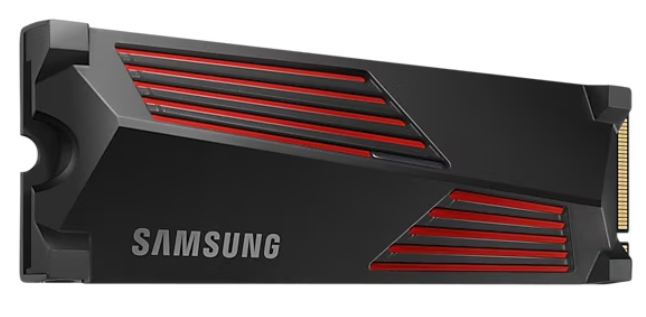 Samsung SSD 990 Pro, 1TB, PCIe 4.0, NVMe, M.2, Heatsink, MZ-V9P1T0GW - imagine 3