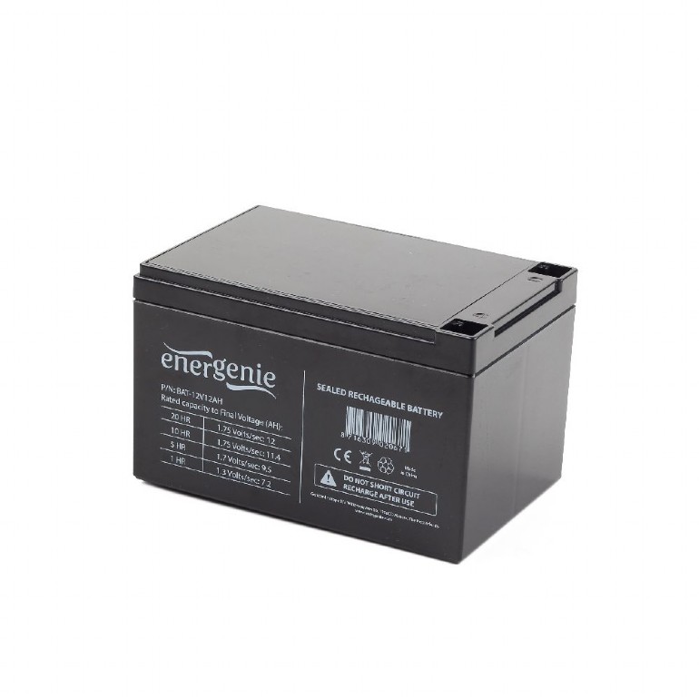 Gembird ACUMULATOR UPS 12V / 12Ah, terminal F2(T2), dimensiune: 95x98x15mm, BAT-12V12AH