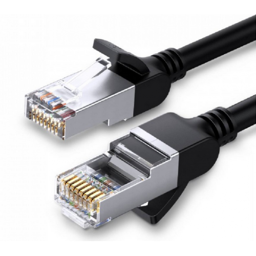 UGreen PATCH CORD UTP Cat6, "NW101" fire din cupru, viteza maxima 1 Gbps, 2m, negru, 50192