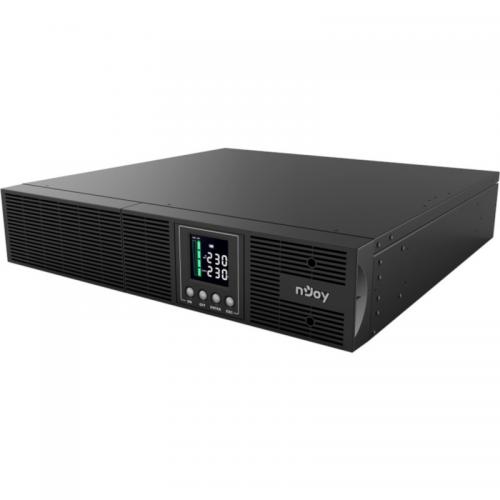 Njoy UPS Aster 2000, Online, Tower/rack, 1800 W, fara AVR, IEC x 8, display LCD, UPCMCOP920HASCG01B - imagine 2