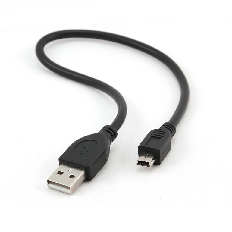 Gembird CABLU alimentare si date, pt. smartphone, USB 2.0 (T) la Mini-USB 2.0 (T), CCP-USB2-AM5P-1
