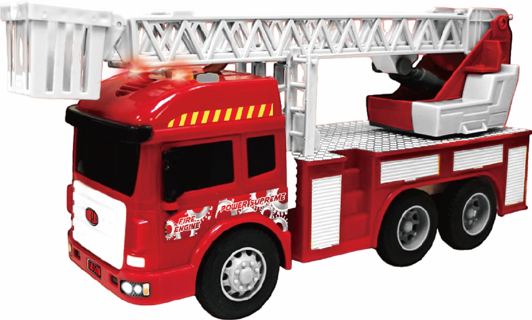 CEVODLE VEHICULE CU LUMINI, SUNETE SI FRICTIUNE, SCARA 1/14, 28.5CM,AUTOSPECIALA, CEV14516-3002ROSU