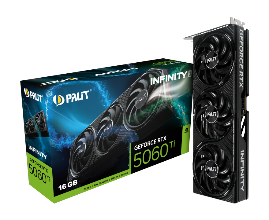 Palit Placa video VGA RTX5060TI 16GB Infinity 3, NE7506T019T1-GB2061S - imagine 10