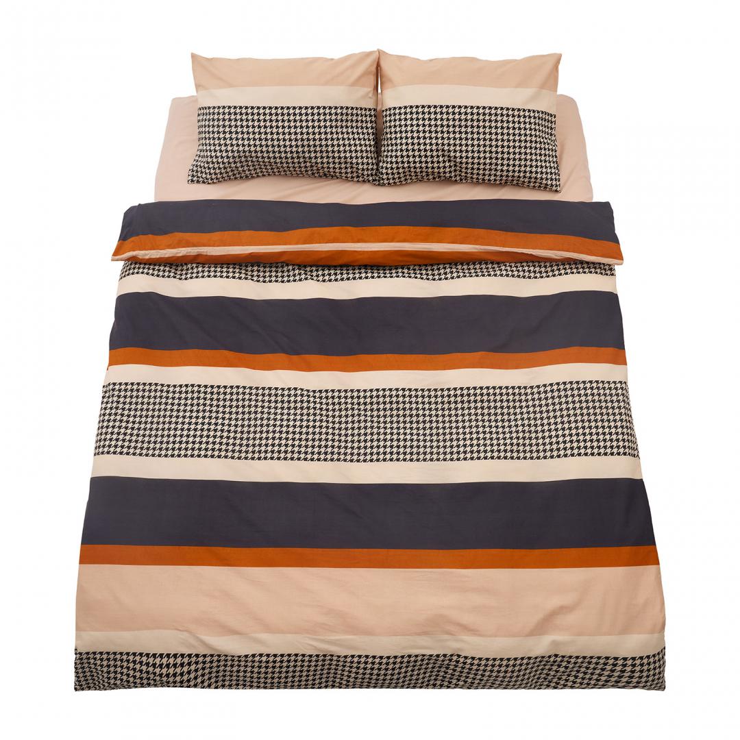 HEINNER Lenjerie dubla,100%bumbac,4 piese, Arin, HR-4BED-132-ARIN