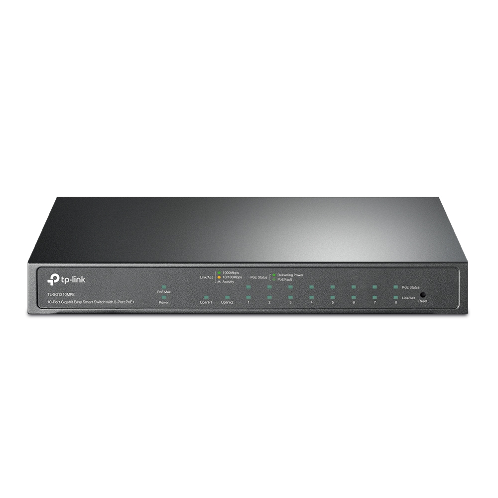 Tp-Link SWITCH 10-Port Gigabit Desktop Switch cu 8-Port PoE+, TL-SG1210MPE