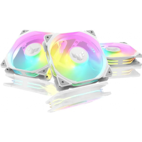 Asus Fan AS TUF Gaming TR120 ARGB RV WHI 3IN1, TUF GAMING TR120 FAN ARGB RV WHITE 3IN1