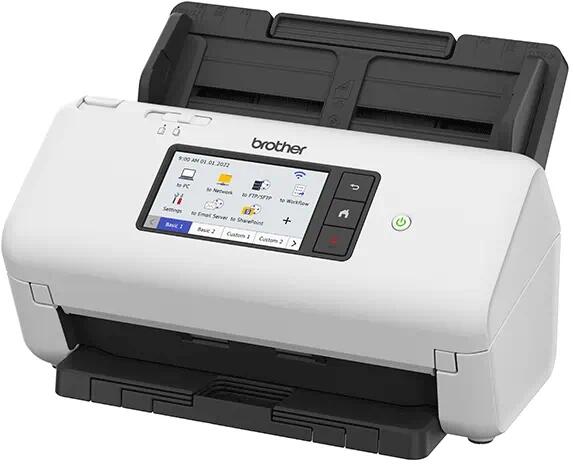 BROTHER Scanner Desktop ADS-4700W, A4, Viteza de scanare duplex: 40ppm/80ipm, Optiuni, ADS4700WTF1